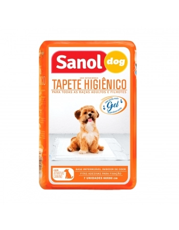 Sanol Tapete Higiênico 60x80cm com 7un