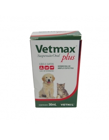 Vetnil Vetmax Plus Suspensão 30ml