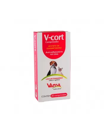 Vansil V-Cort 0,5mg com 20 comprimidos