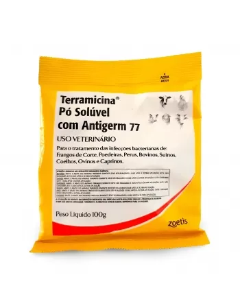 Zoetis Terramicina Pó com Antigerme 100g