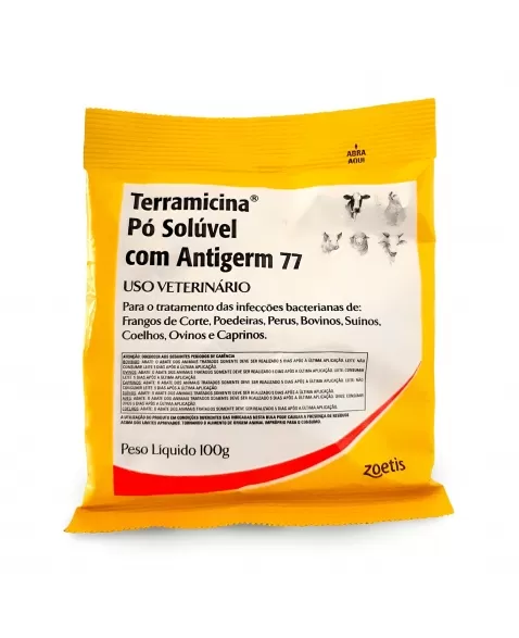 Zoetis Terramicina Pó com Antigerme 100g