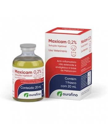 Ouro Fino Maxicam Injetável Pet 0,2% 20ml