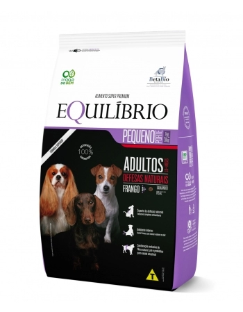 Total Equilíbrio Cães Adultos Raças Pequenas Frango 12kg