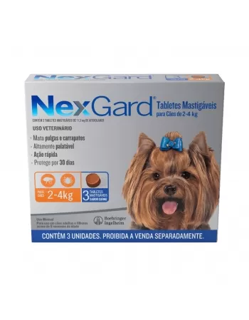 Nexgard P 2 a 4kg com 3un