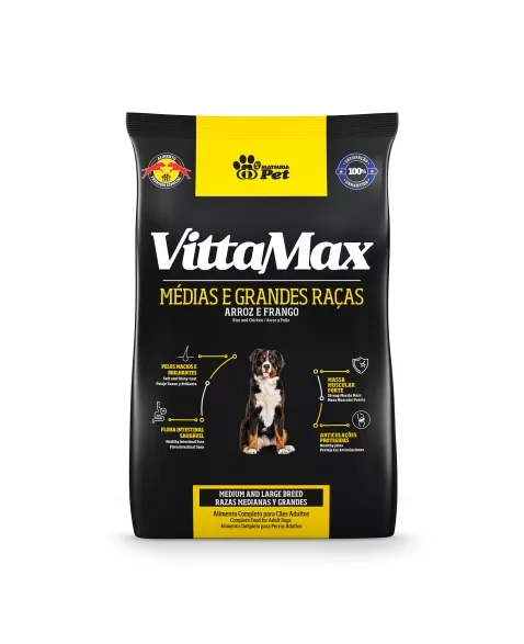 Vittamax Raças Médias e Grandes 15kg