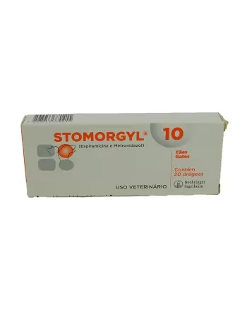Stomorgyl 10g com 20 comprimidos