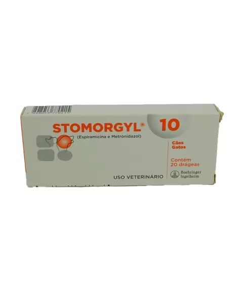 Stomorgyl 10g com 20 comprimidos