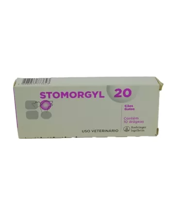 Stomorgyl 20g com 10 comprimidos