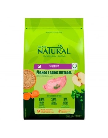 Guabi Natural Cão Sênior Raças Minis e Pequenas Frango Arroz 2,5kg