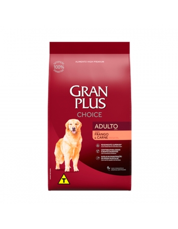 GranPlus Choice Cão Adulto Frango Carne 10,1kg