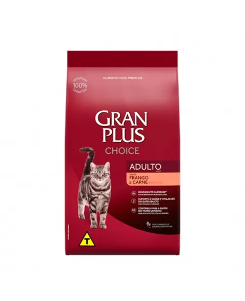 GranPlus Choice Gato Adulto Frango Carne 10,1kg