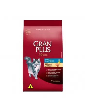 GranPlus Menu Gato Castrado Frango Arroz 10,1kg