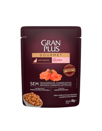 GranPlus Sachê Gourmet Gato Adulto Salmão 85g