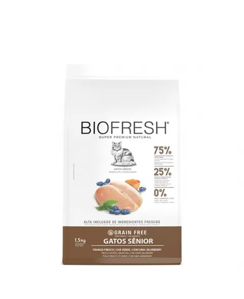 Hercosul Biofresh Gato Sênior Frango 1,5kg