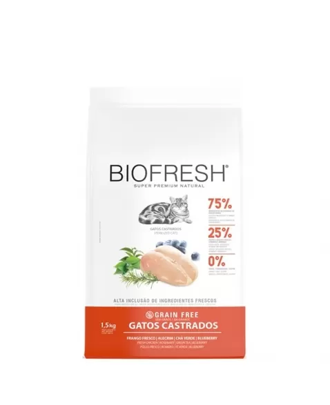 Hercosul Biofresh Gatos Castrados Frango 1,5kg