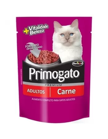 Hercosul Primogato Sachê Carne 65g