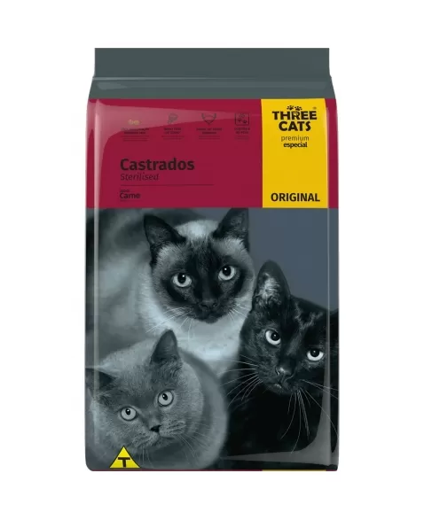 Hercosul Three Cats Original Castrado 1kg