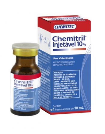 Chemitec Chemitril 10% Injetável 10ml