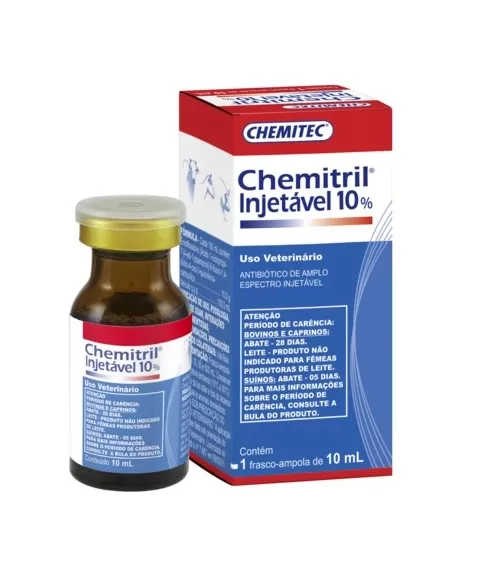 Chemitec Chemitril 10% Injetável 10ml