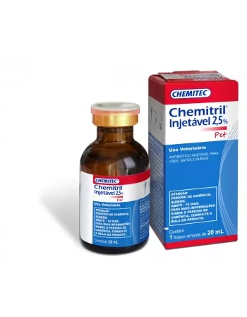 Chemitec Chemitril 2,5% Injetável 20ml