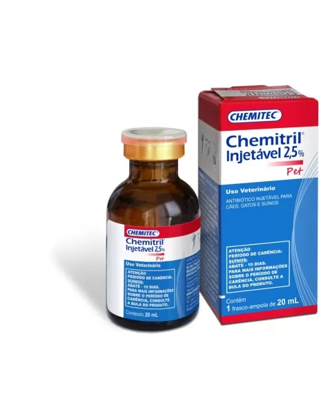 Chemitec Chemitril 2,5% Injetável 20ml