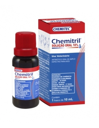 Chemitec Chemitril Solução Oral 10% 10ml