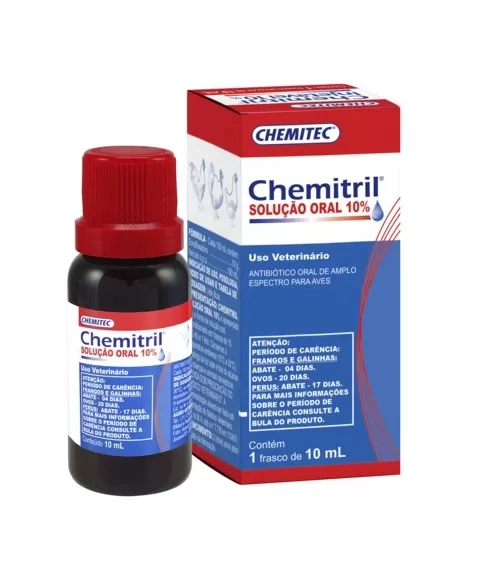 Chemitec Chemitril Solução Oral 10% 10ml