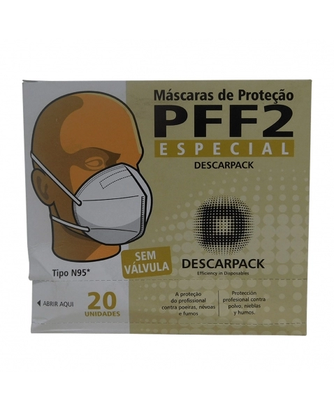 Descarpack Máscara N95/PFF2 Sem Válvula