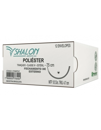 Shalon Fio Algodão/Poliéster 0 com Agulha 3cm