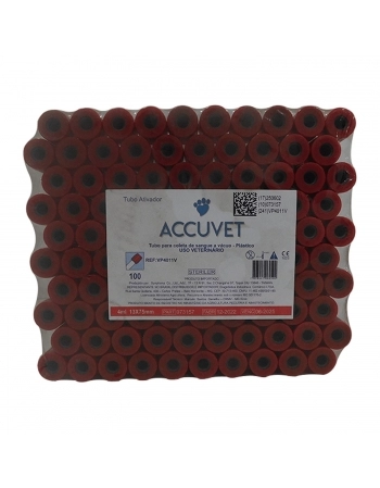 Tubo Vermelho Biocon Accuvet 4ml