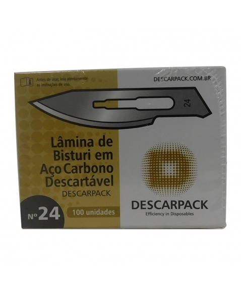 Descarpack Lâmina Bisturi Nº 24