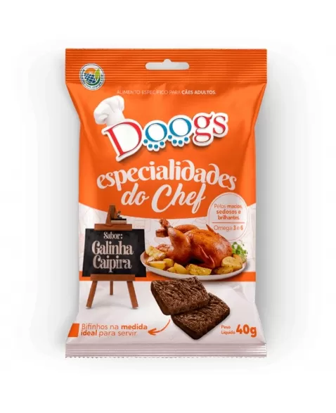 Doogs Bifinho Doogs Especialidades do Chefe Galinha Caipira 40g