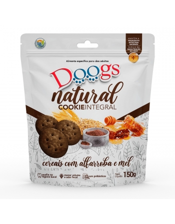 Doogs Biscoito Natural Cookie Cereais 150g