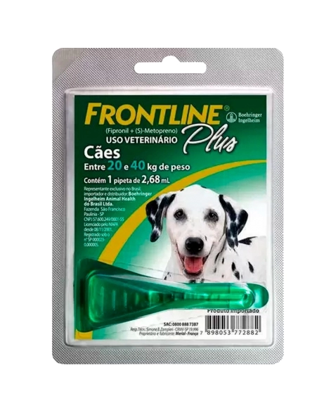 Frontline Plus G 2,68ml 20 a 40kg