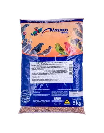 Pássaro Forte Mistura para Periquitos 5kg