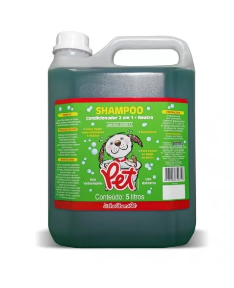 Chemitec Shampoo e Condicionador 2 em 1 Herbal 5L
