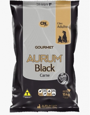 Aurum Cão Gourmet Black Carne 15kg