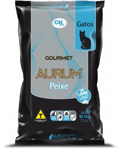 Aurum Gourmet Gatos Peixe 10,1kg