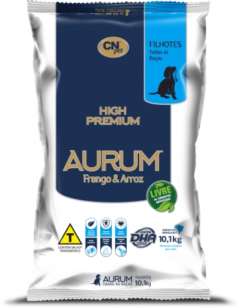 Aurum High Premium Filhotes Raças Pequenas e Minis 10,1kg