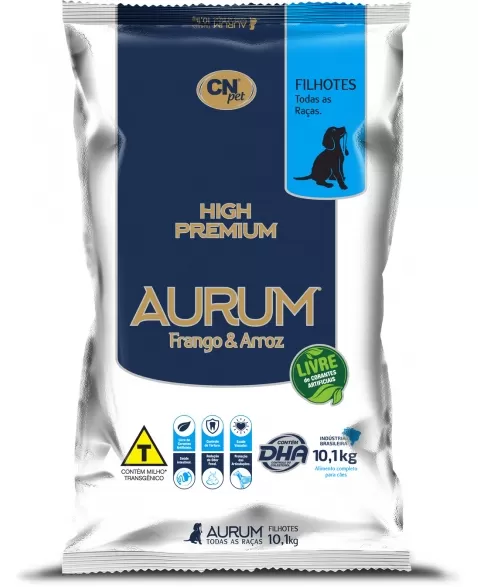 Aurum High Premium Filhotes Raças Pequenas e Minis 10,1kg