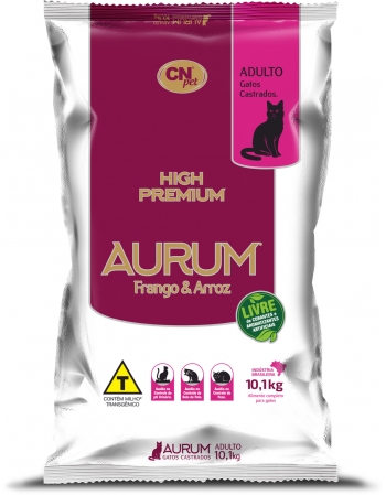 Aurum High Premium Gatos Castrados 10,1kg
