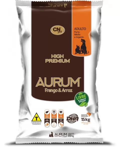 Aurum High Premium Raças Grandes 15kg