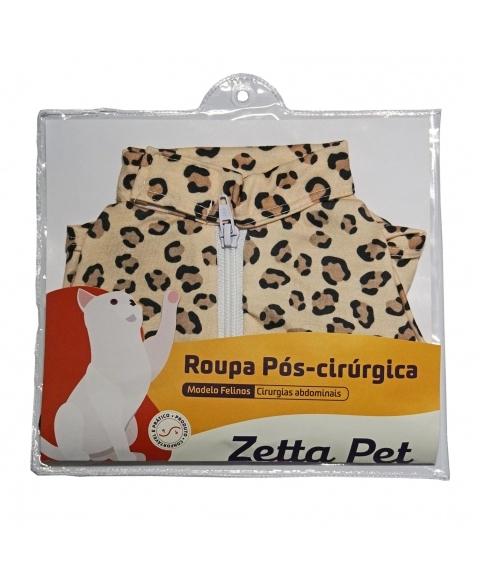 Roupa Cirúrgica Gato Estampado Tamanho 1