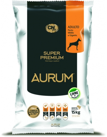 Aurum Super Premium Raças Grandes 15kg