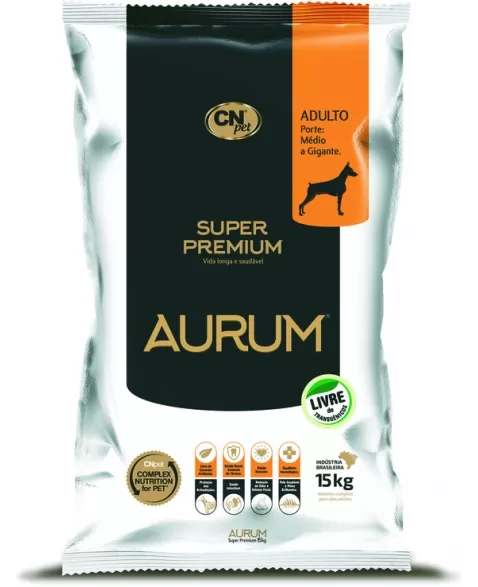 Aurum Super Premium Raças Grandes 15kg