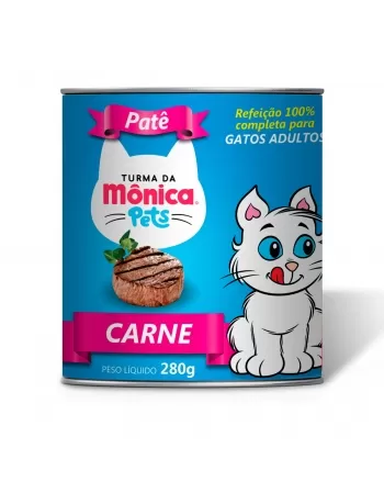 Turma da Mônica Patê Gato Carne 280g