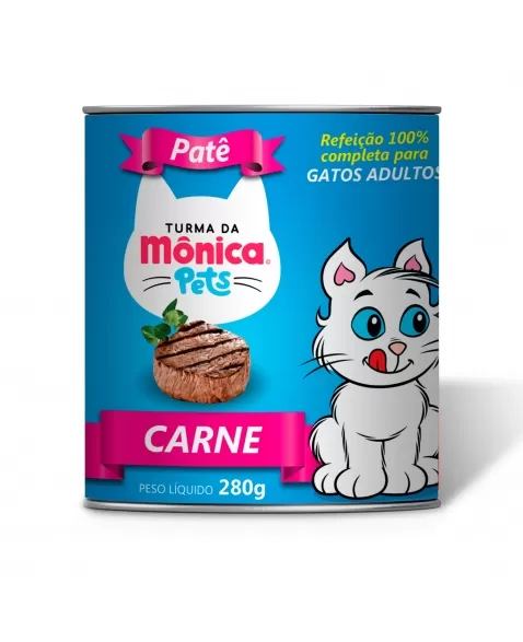 Turma da Mônica Patê Gato Carne 280g