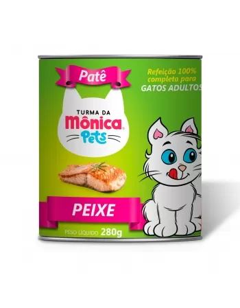 Turma da Mônica Patê Gato Peixe 280g