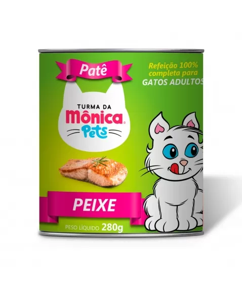 Turma da Mônica Patê Gato Peixe 280g