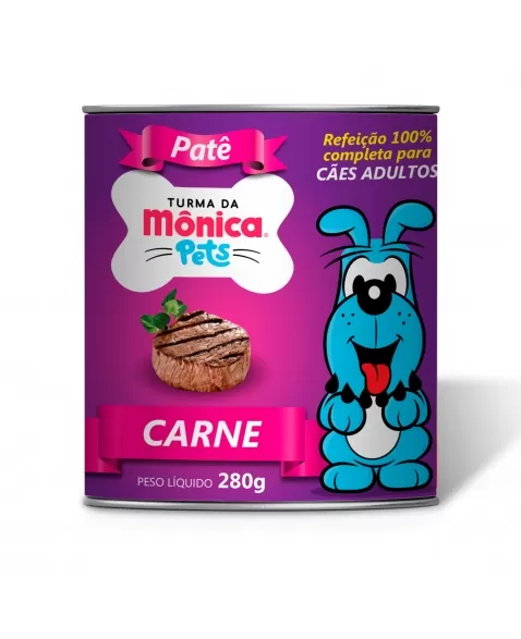 Turma da Mônica Patê Cão Carne 280g